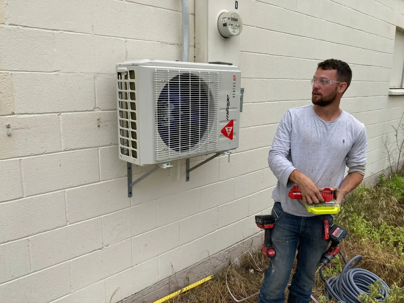 Completed ductless mini split installation in Garland, TX — job 1