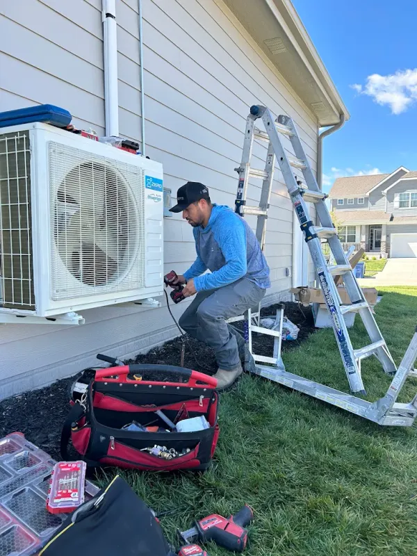 Completed ductless mini split installation in Texas — job 2