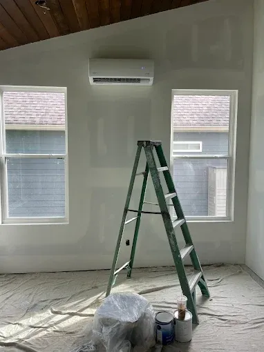 Completed ductless mini split installation — Tiny Homes & Off-Grid in Texas — job 1