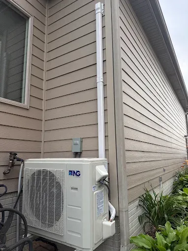 Completed ductless mini split installation — Tiny Homes & Off-Grid in Texas — job 7
