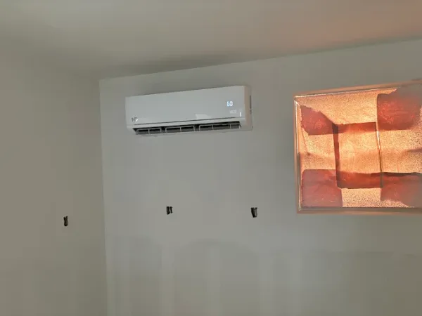 Completed ductless mini split installation — Multi-Zone Systems in Texas — job 1