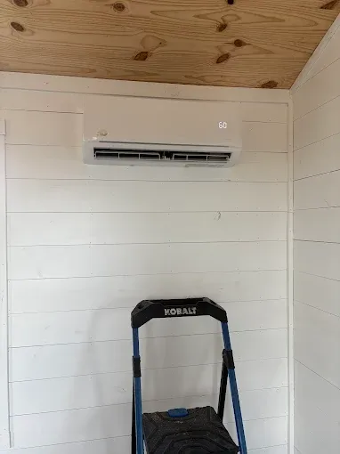 Completed ductless mini split installation — Multi-Zone Systems in Texas — job 3