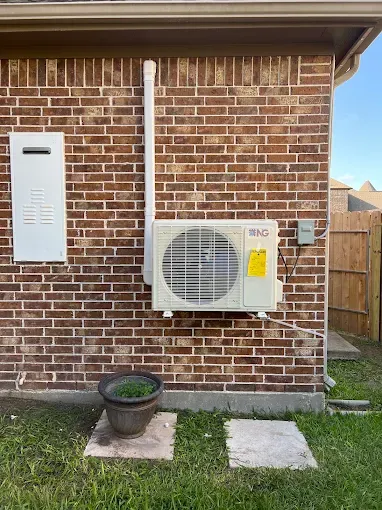 Completed ductless mini split installation — Multi-Zone Systems in Texas — job 7