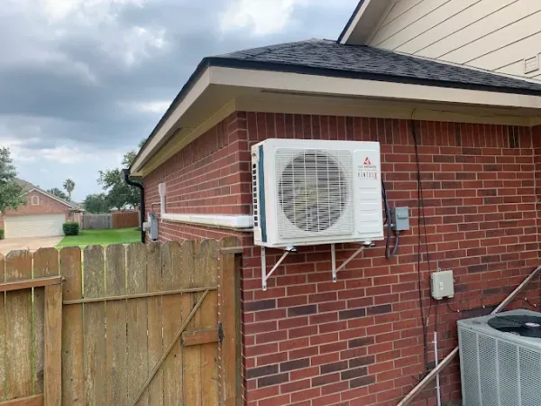 Completed ductless mini split installation in Texas — job 7
