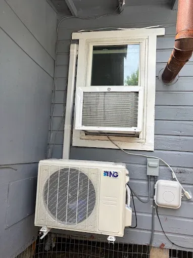Completed ductless mini split installation in Denton, TX — job 1