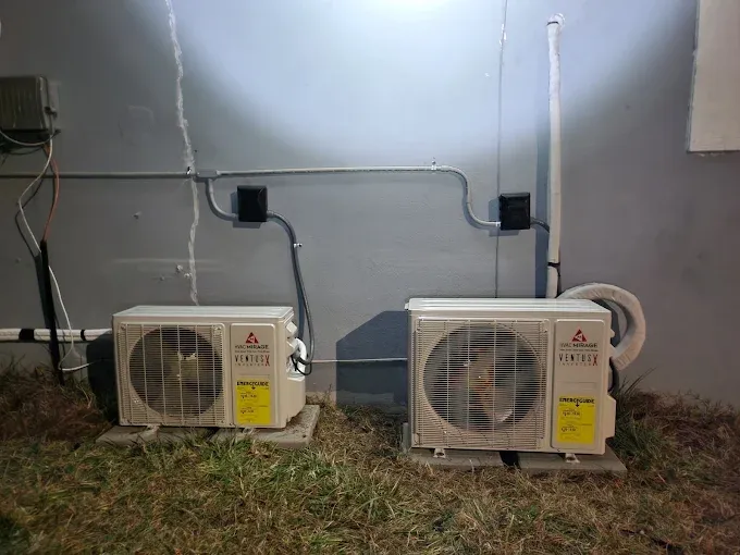 Completed ductless mini split installation in Richardson, TX — job 7